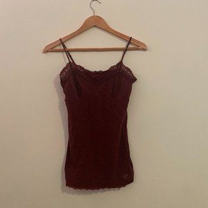 American Eagle Purple and Pink Tank Top; M